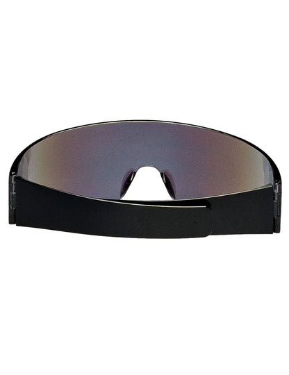 Vue de dos des lunettes futuristes pour adulte
