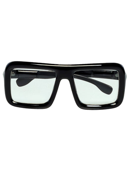 Gros plan sur la face avant des lunettes retro