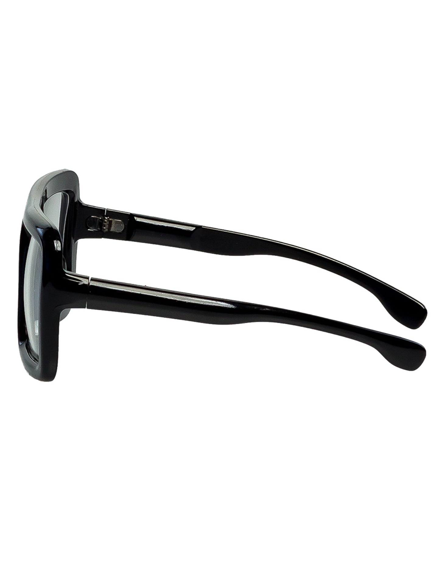 Vue de profil des lunettes retro pour adulte