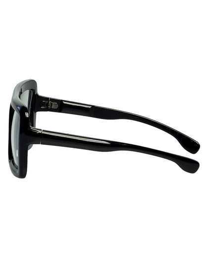Vue de profil des lunettes retro pour adulte