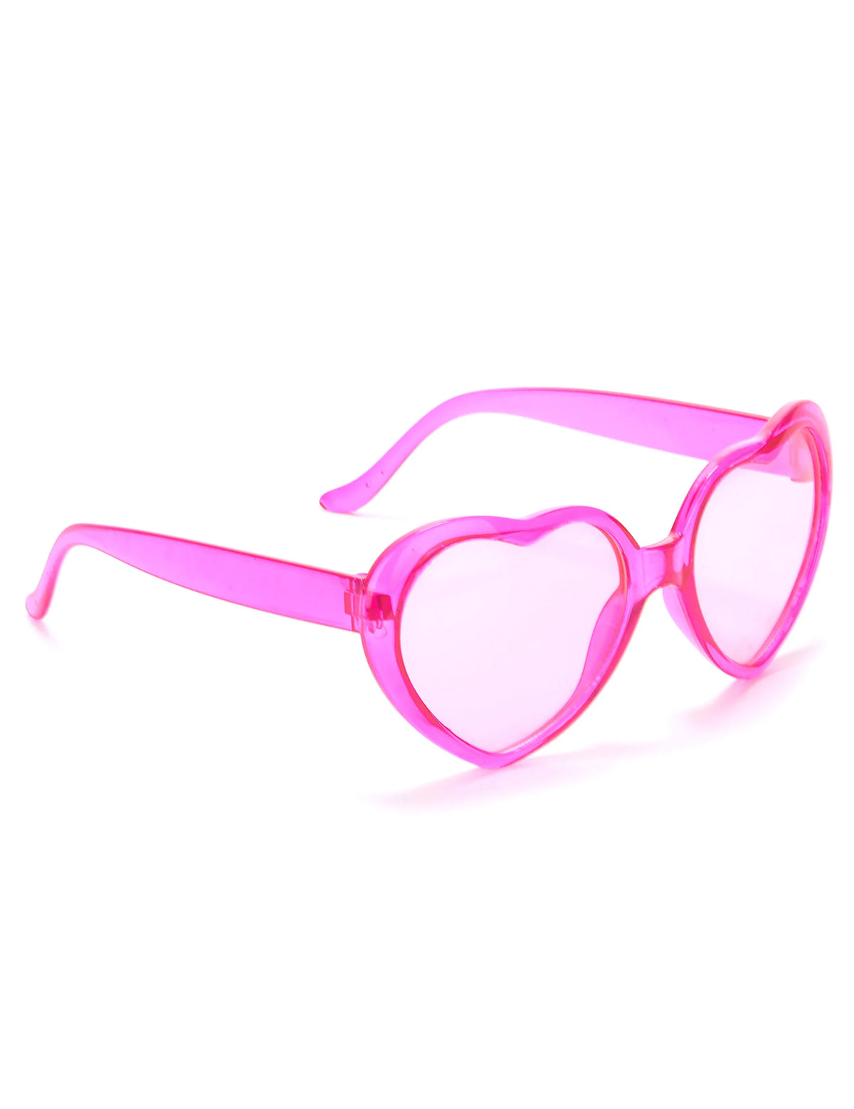 Rosafarbene Brille Herz für Erwachsene