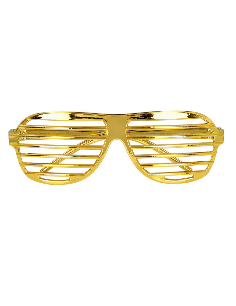 Vue de face des lunettes striées pour adulte