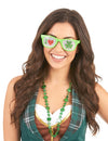 Grüne St. Patrick's Spaßbrille für Erwachsene