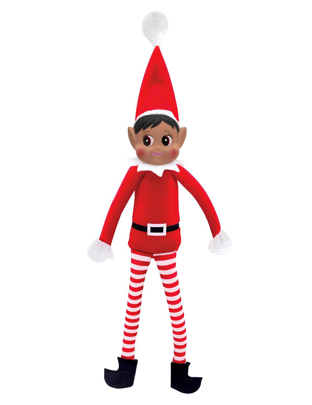 Lutin farceur Paillette pour fille rouge et blanc à rayures