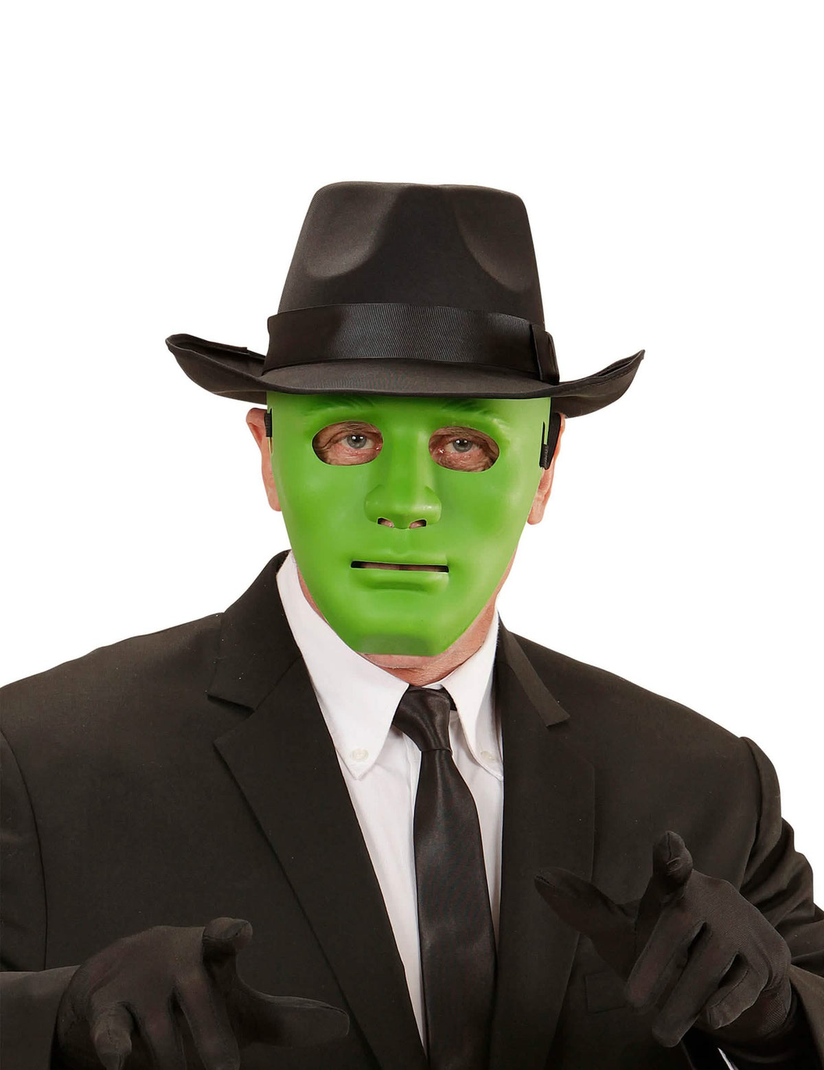 Anonyme Maske für Erwachsene Grün