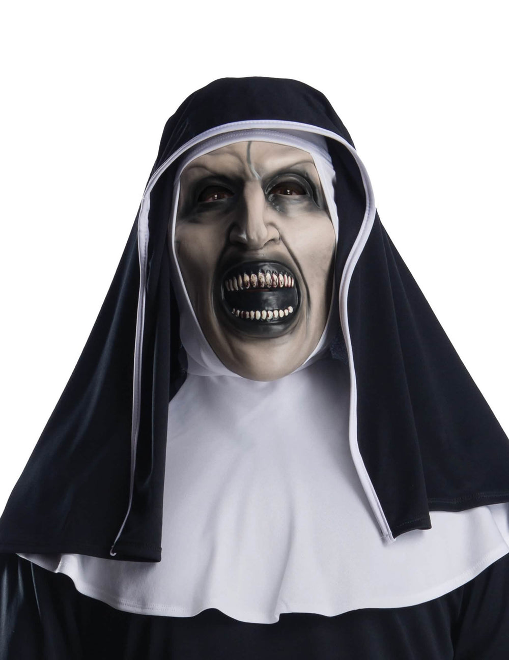 Maske mit Haube La Nonne™ für Erwachsene Black and White
