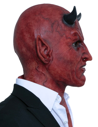 Masque hyper réaliste démon premium adulte