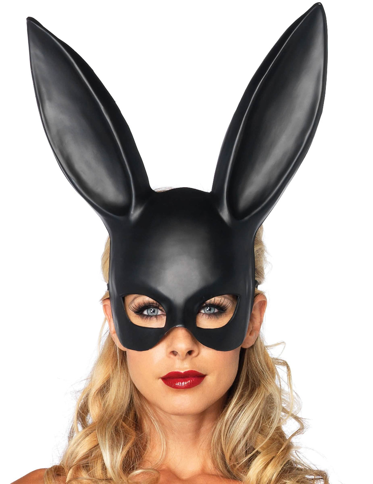 Hasenmaske für Damen Schwarz