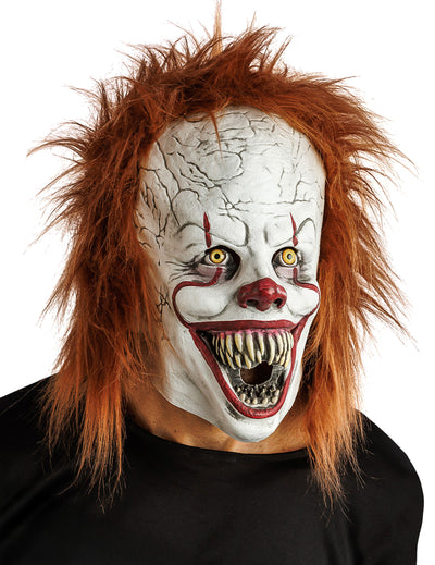 Killer-Clownmaske Deluxe aus Latex Erwachsene