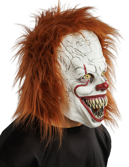 Killer-Clownmaske Deluxe aus Latex Erwachsene
