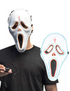 Leuchtende LED-Geistmaske Halloween fÃ¼r Erwachsene