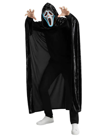 Leuchtende LED-Geistmaske Halloween fÃ¼r Erwachsene