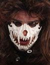 Masque mâchoire squelette pour adulte blanc