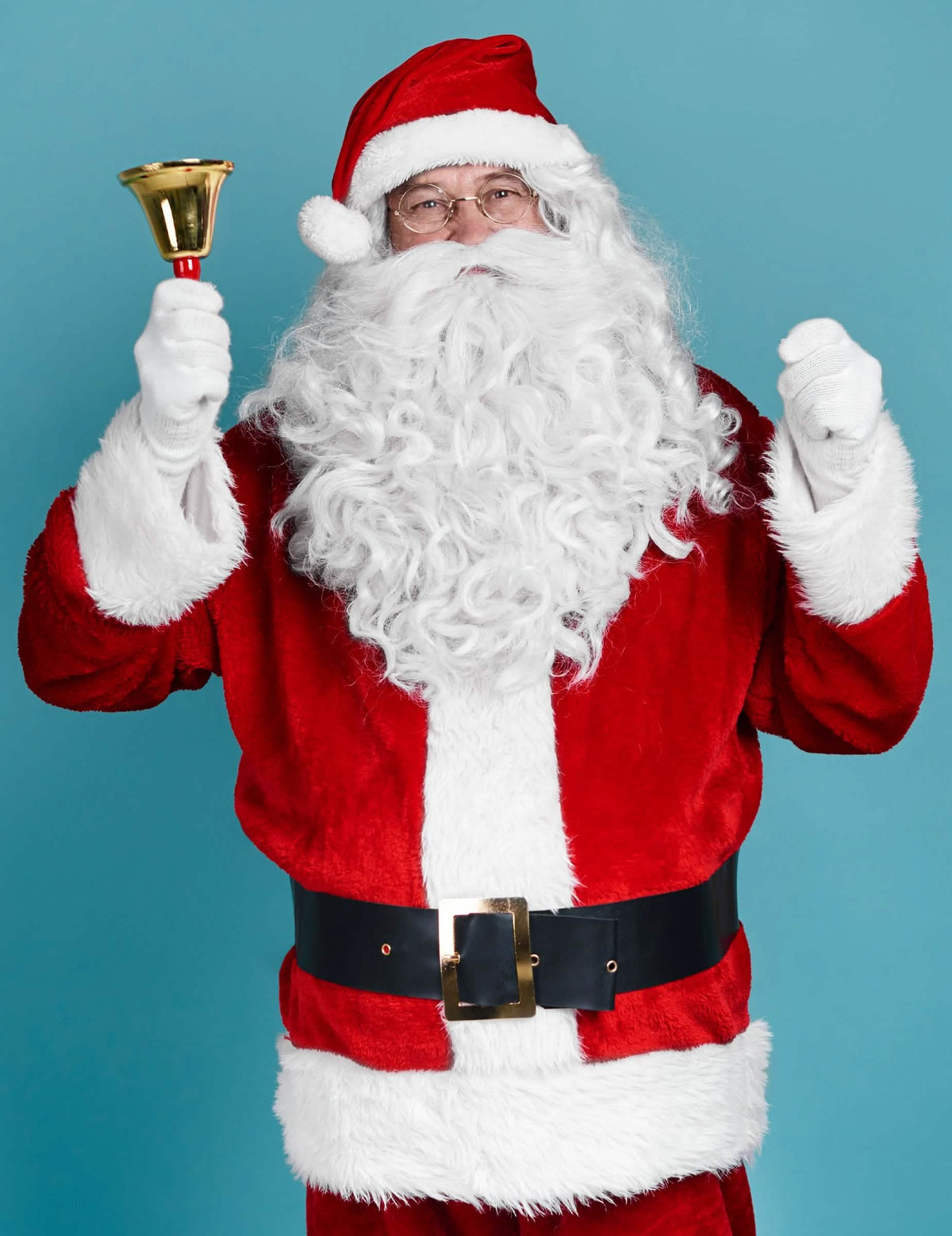 Mise en situation de la Maxi cloche Père Noël