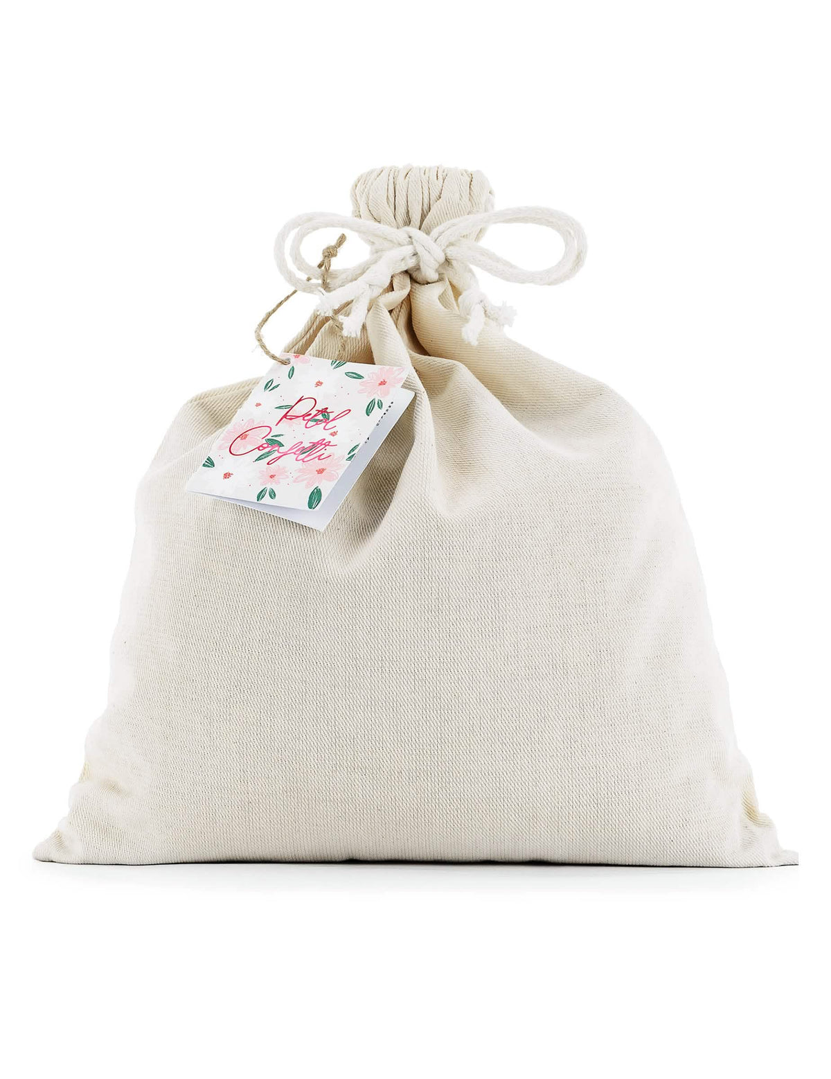 Maxi-Beutel mit getrockneten Naturblumen-Konfetti 400g Rosa und Orange