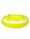 Porte-gobelet gonflable Citron jaune et blanc