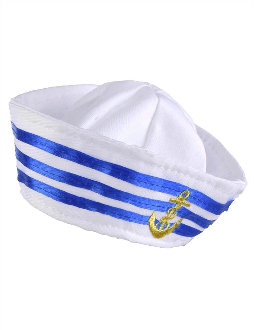 Seitenansicht der Mini-Marinemütze
