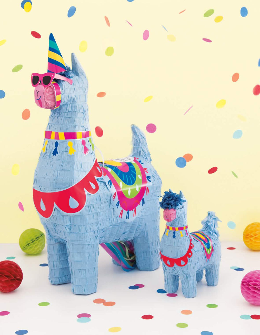 Mini-Piñata-Szene Lama
