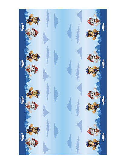 Nappe en papier bleue Pat'patrouille™ 1,36 x 2,28 m