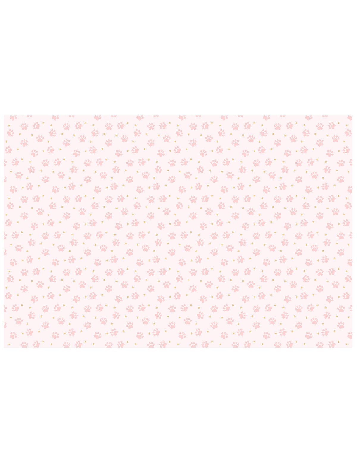 Nappe en papier pattes de chat pour anniversaire rose