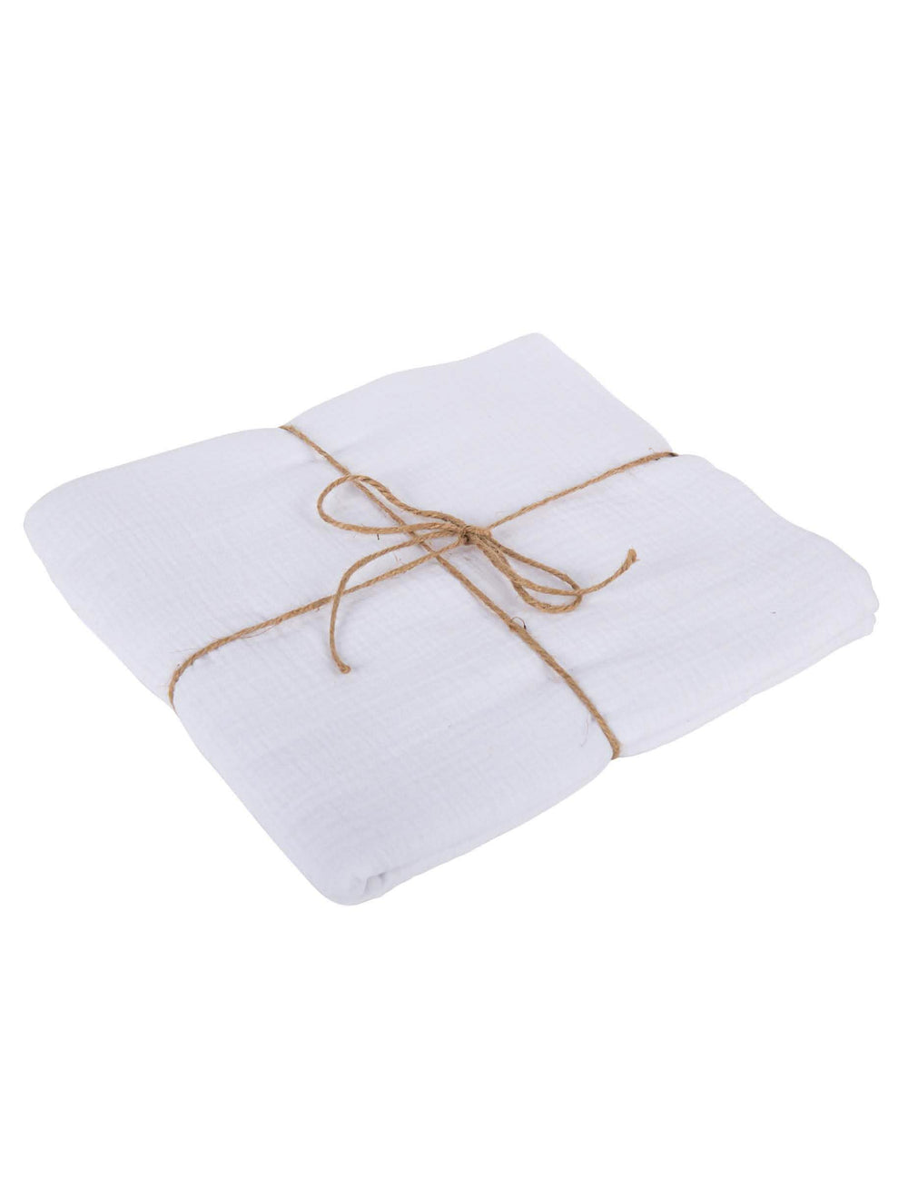 Nappe gaze de coton blanche chic et douce