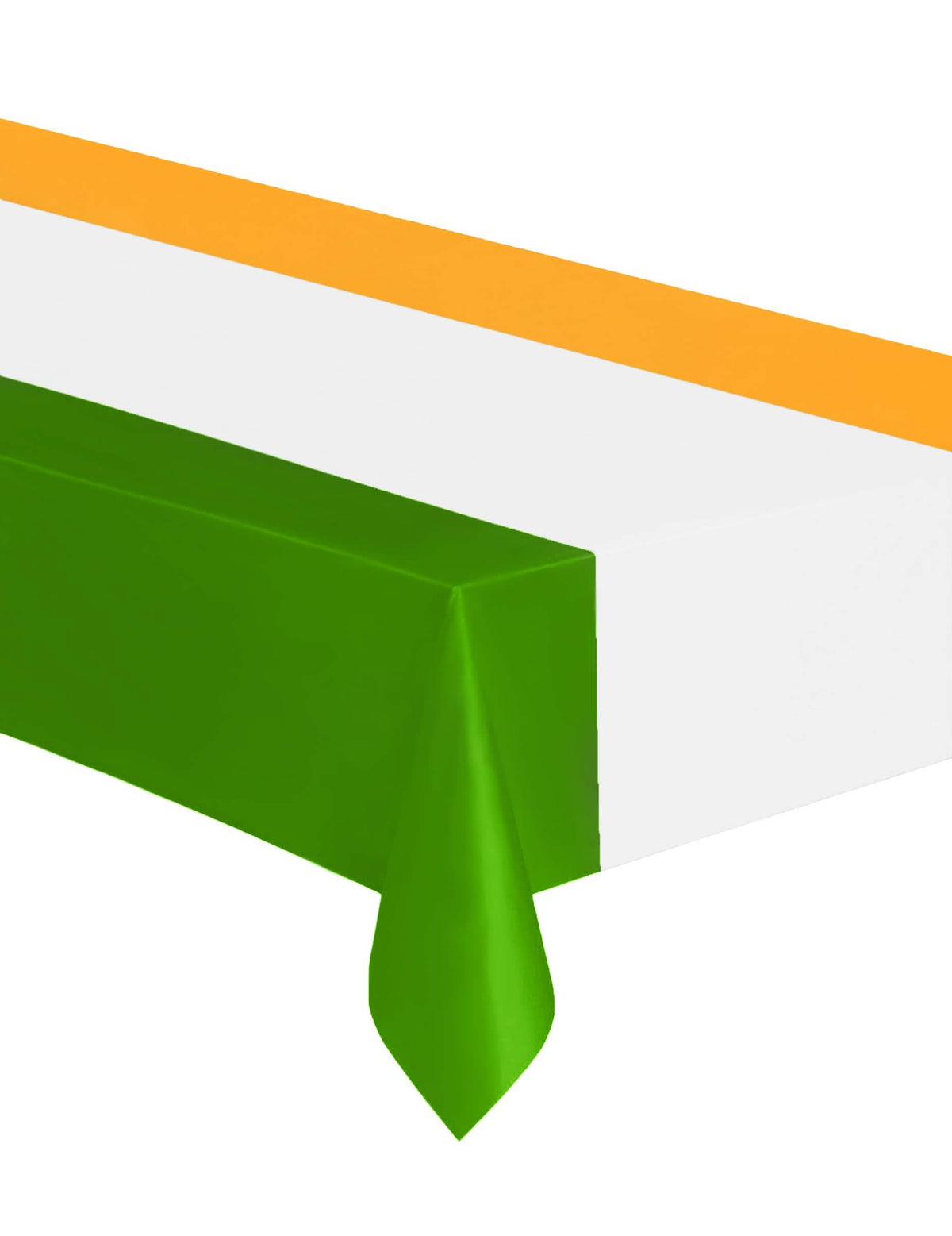 Tischdecke aus Plastik St Patrick Irlande für grüne, weiße und orange Feier
