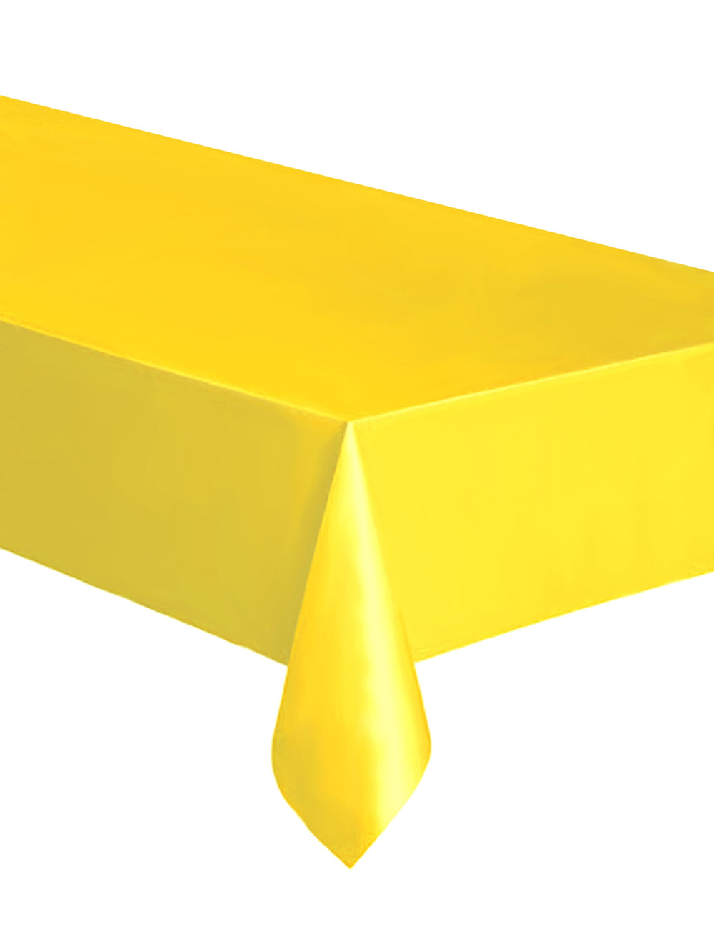 Nappe rectangulaire en plastique jaune