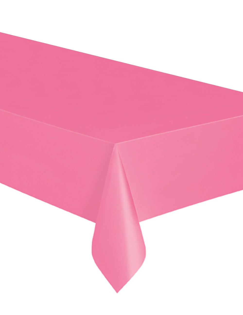 Rechteckige Tischdecke aus Plastik in Rosa, Pink