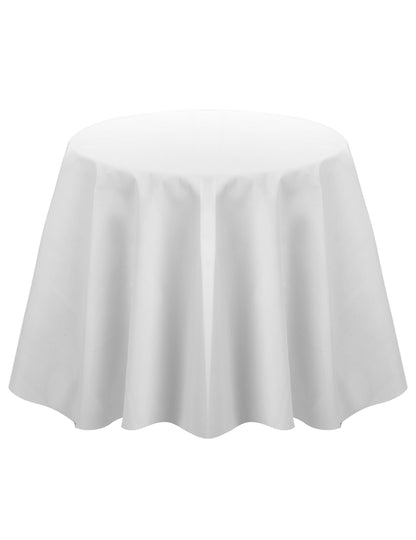 Mise en situation de la nappe ronde en intissé mariage et baptême
