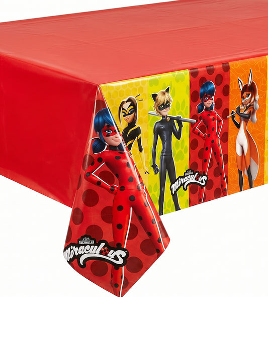 Tischdecke Ladybug™-Partydeko Kindergeburtstag bunt 120x180cm