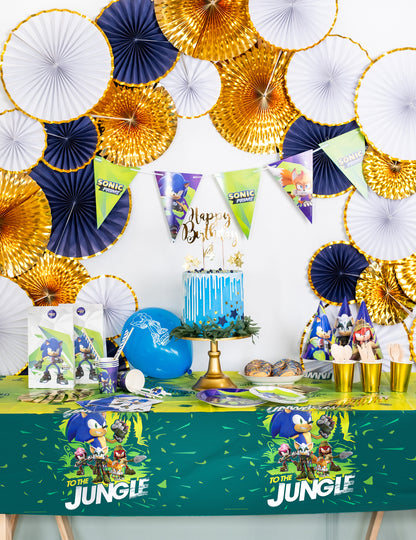 Mise en situation de fête de la nappe Sonic Prime