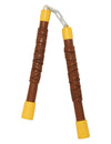 Nunchaku Michelangelo Tortues Ninja pour enfant marron et jaune