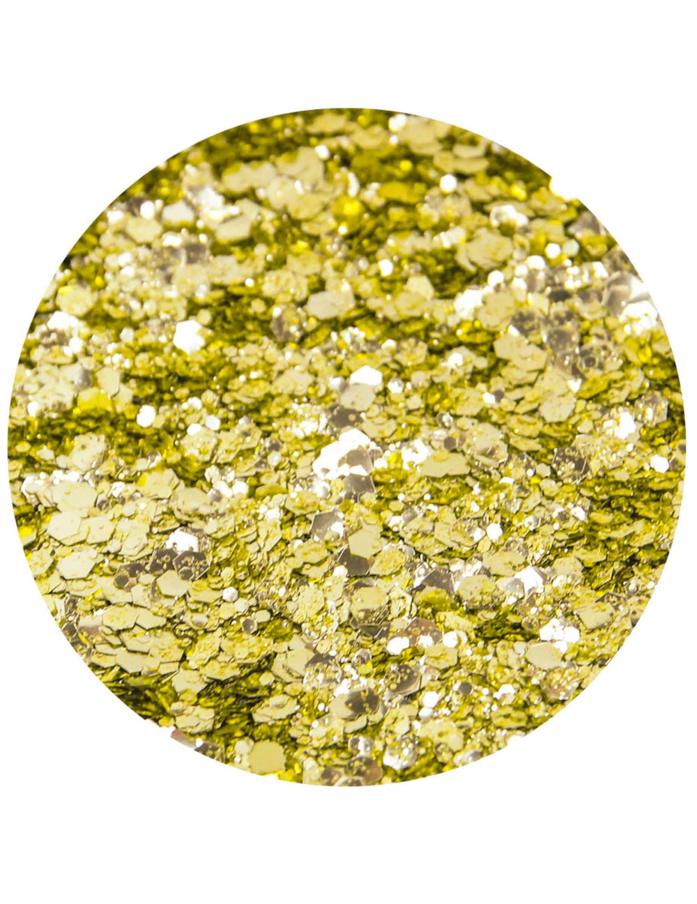 Paillettes biodégradables Parachute doré pour adulte dorées