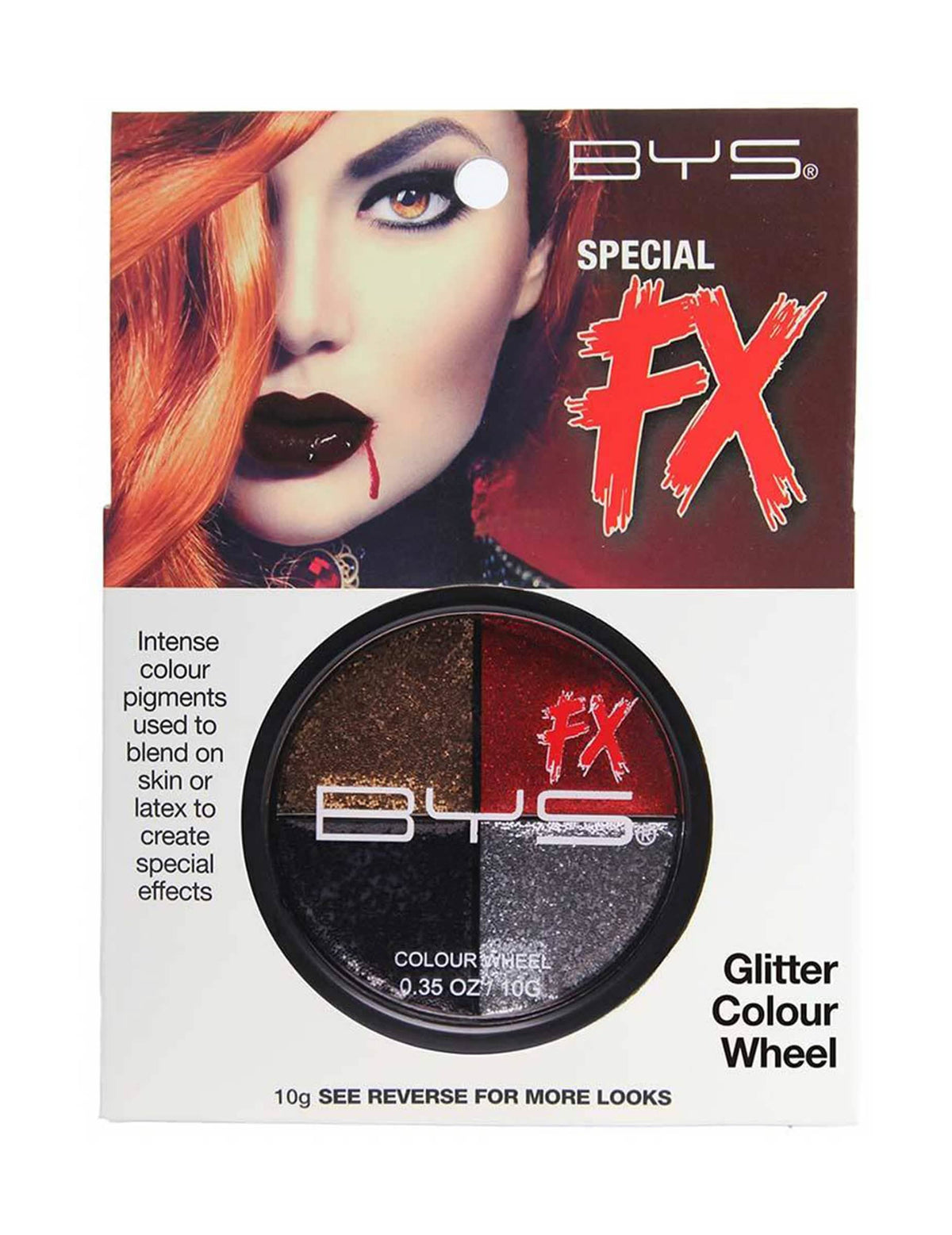 Palette mit 4 Glitzerfarben 10 g
