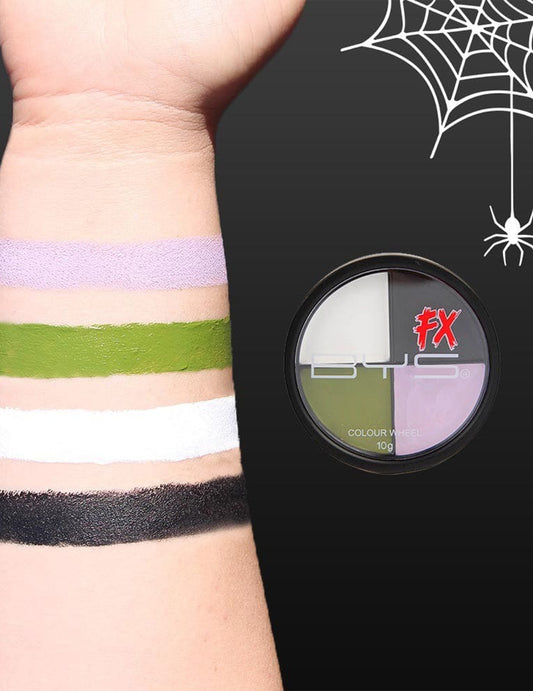 4 Farben Halloween Zombie Schminkpalette 10 g