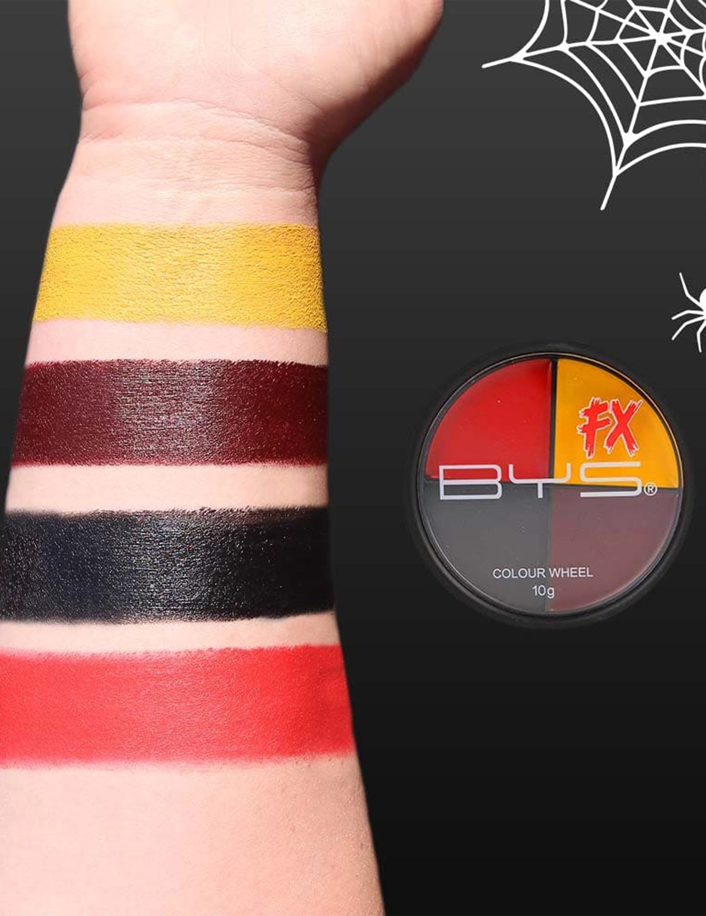 4-Farben-Schminkpalette für Wunden 10 g