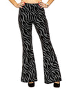 Festival-Hose mit silbernen Paillettenwellen für Damen