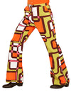 Disco Groovy Schlag-Hose für Herren bunt
