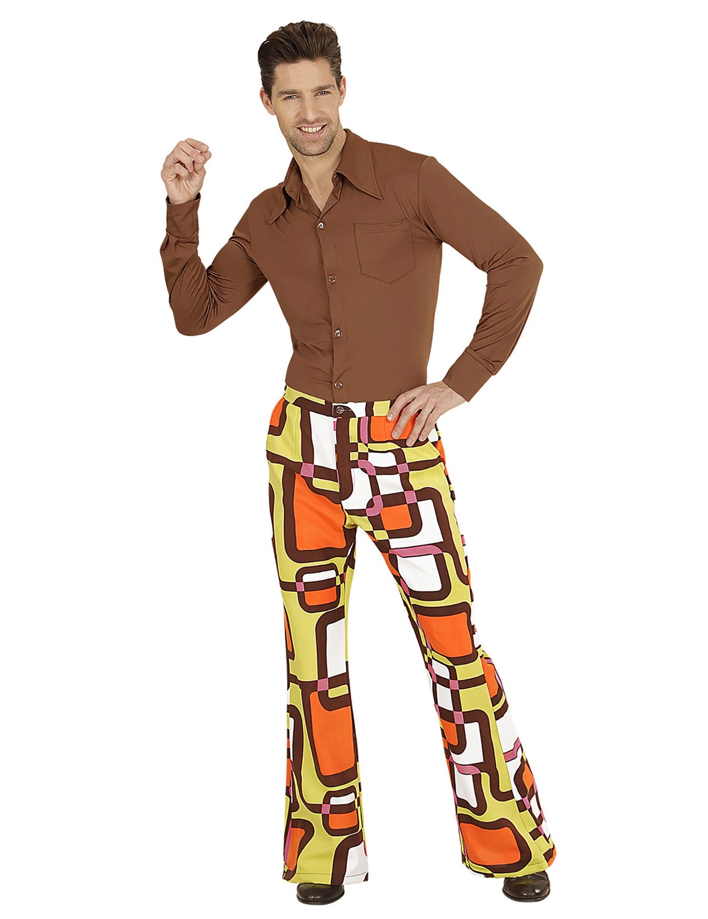 Disco Groovy Schlag-Hose für Herren bunt