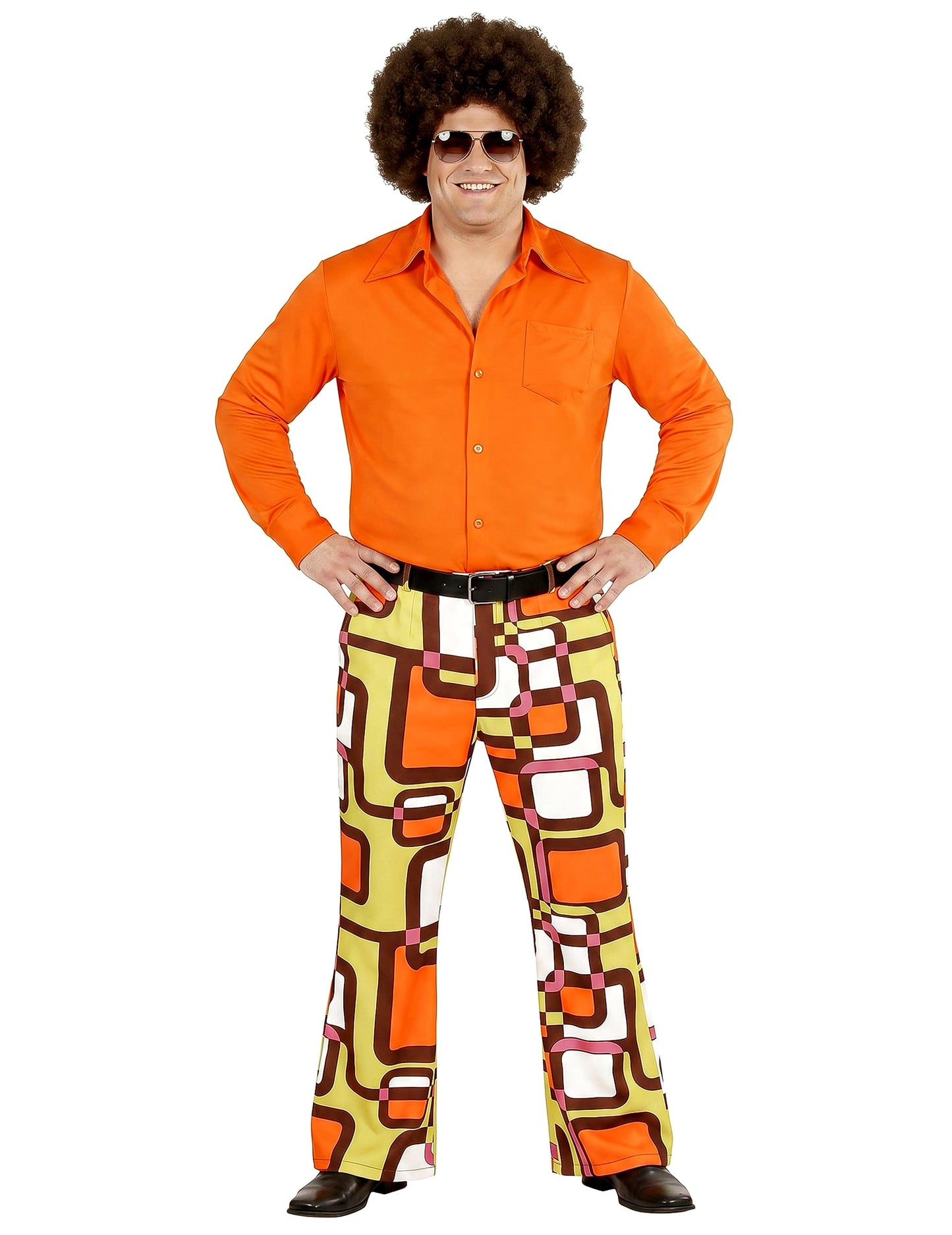 Disco Groovy Schlag-Hose für Herren bunt