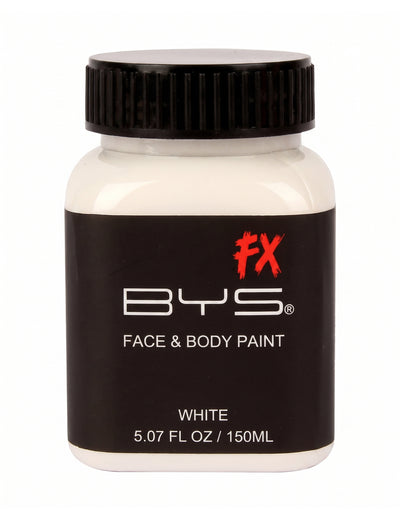Weiße FX-Schminke für Gesicht und Körper 150 ml