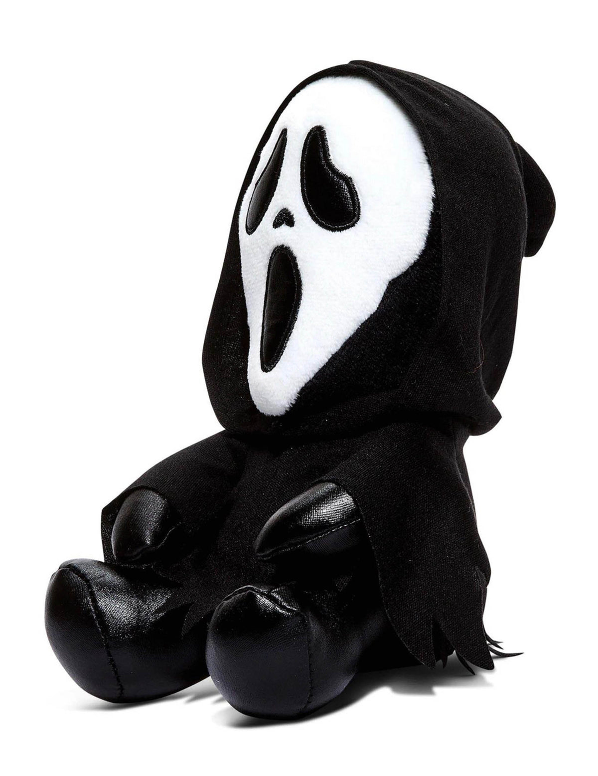 Vue de profil de la peluche Scream Ghostface
