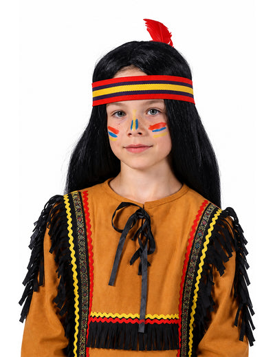 Kinderperücke Indianerhäuptling