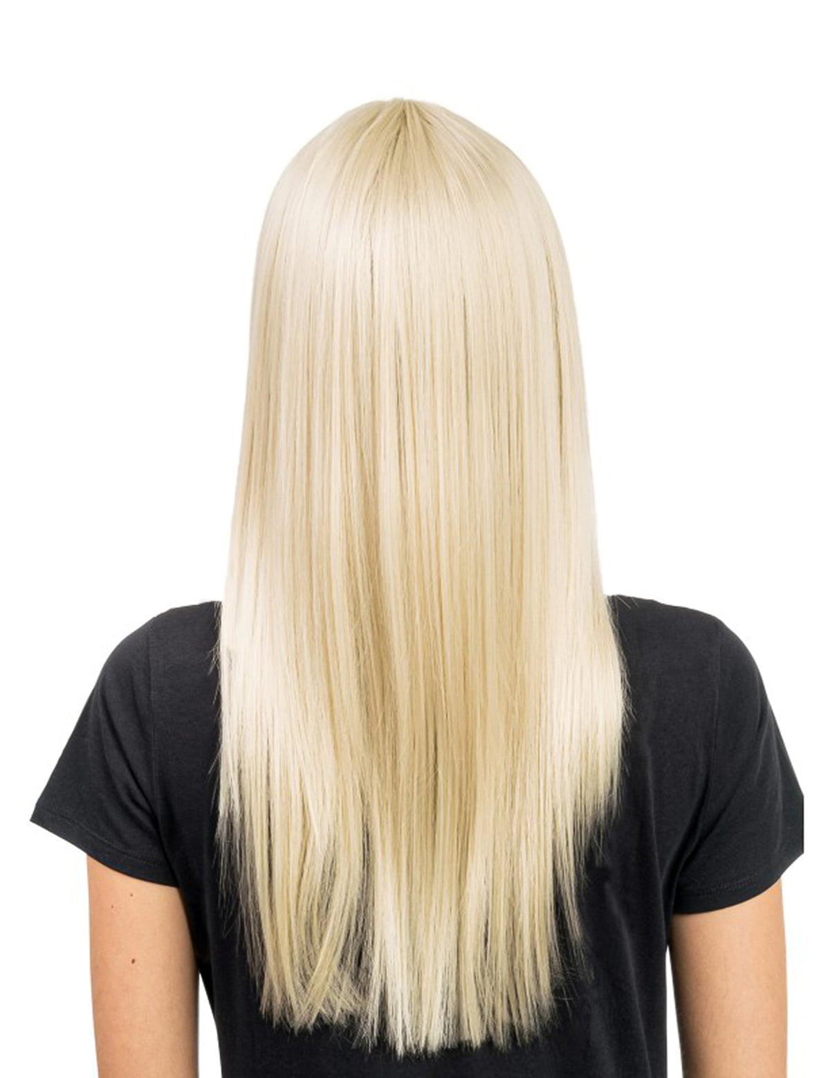 Blonde Perücke lang Luxus für Damen - frisierbar