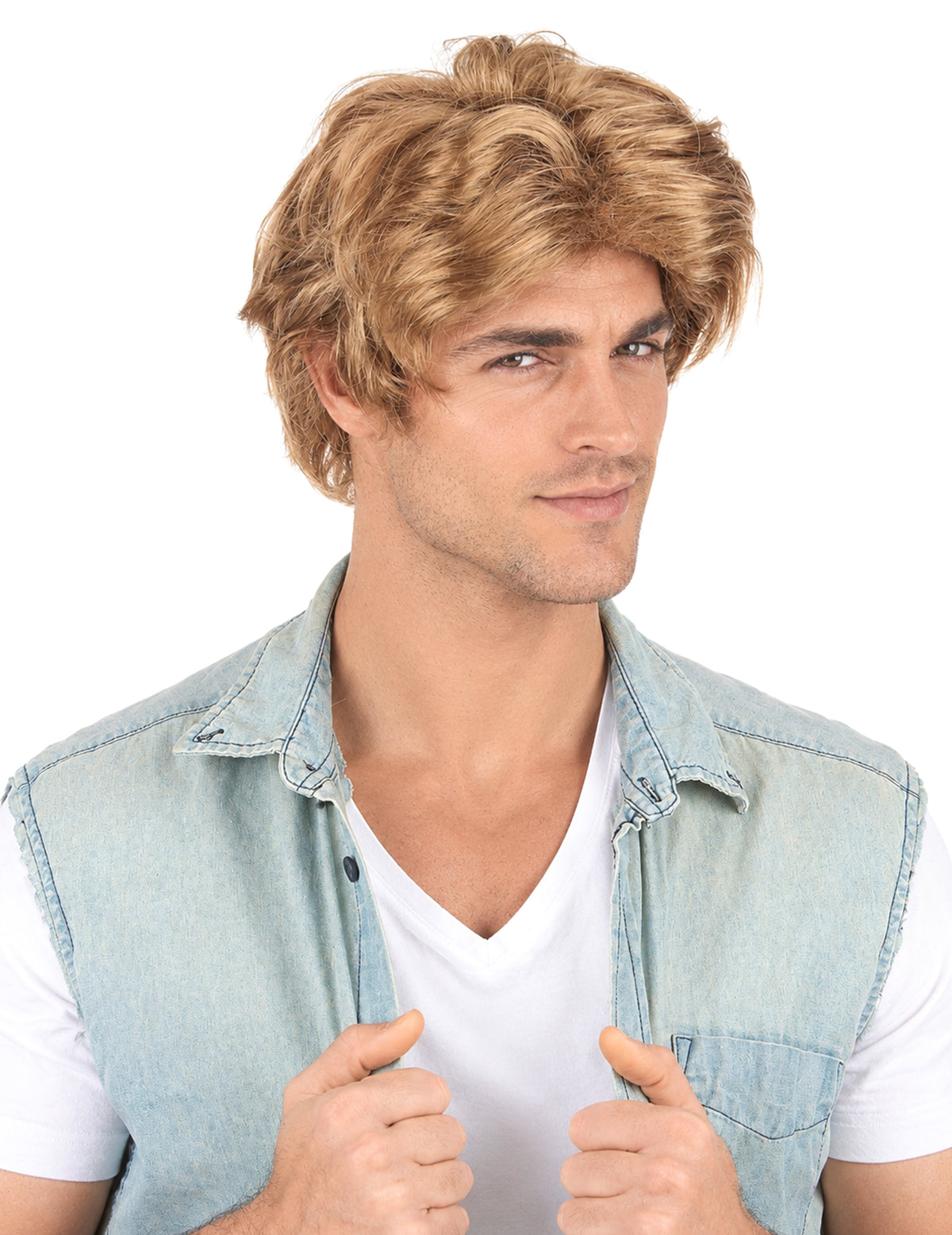 Perruque courte homme