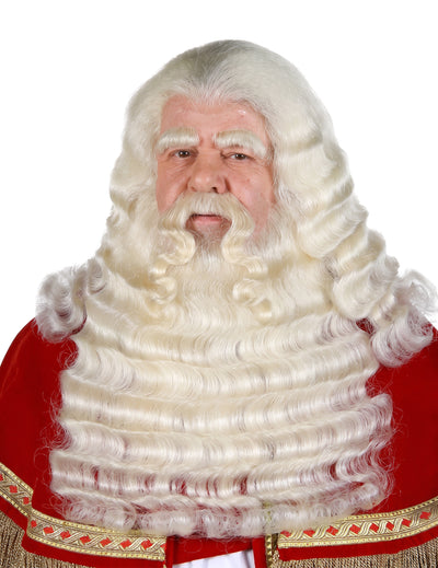 Profi-Set Nikolaus Perücke und Bart aus Yakhaar