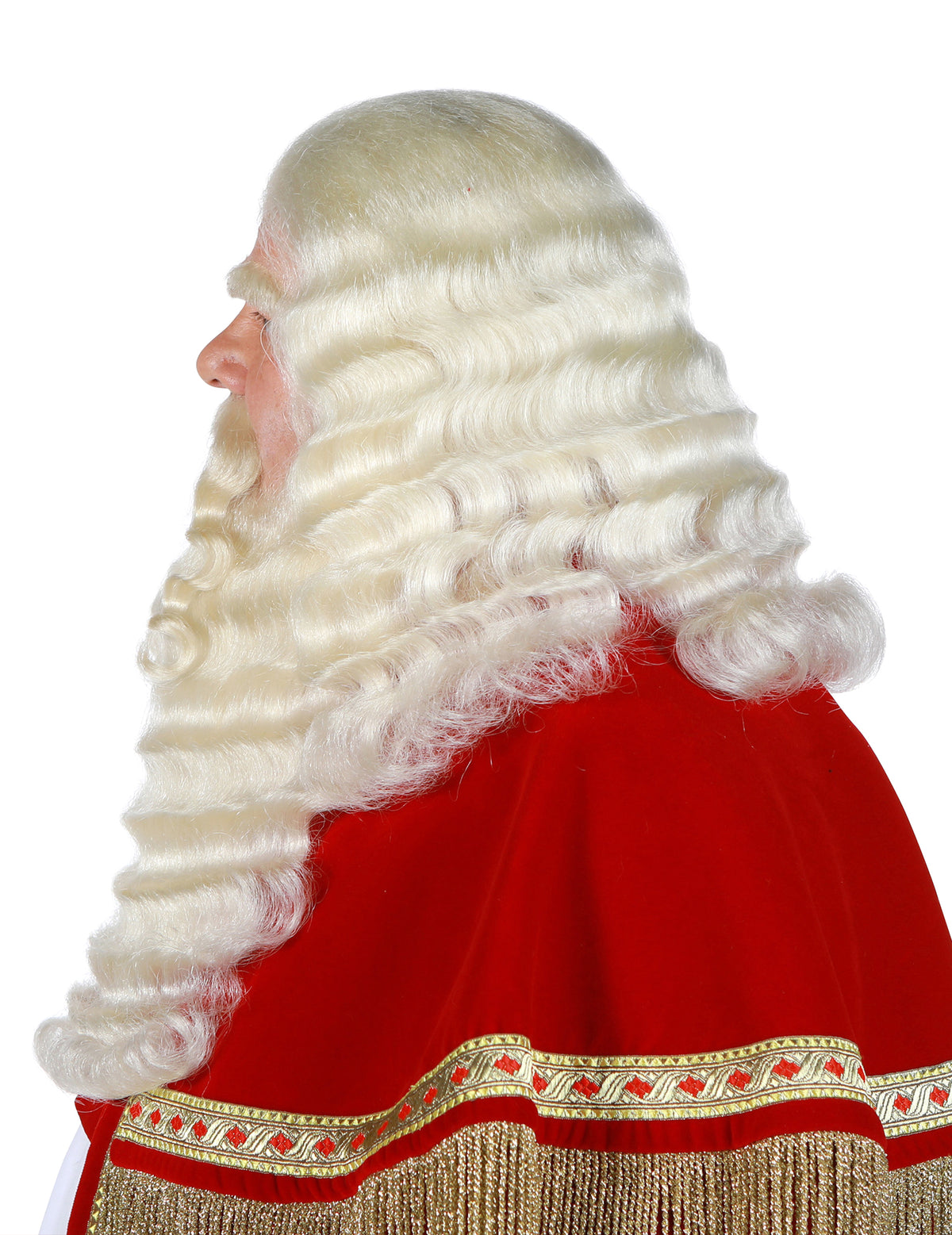 Profi-Set Nikolaus Perücke und Bart aus Yakhaar