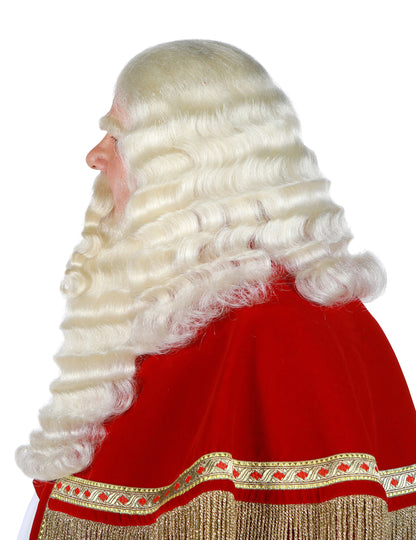 Profi-Set Nikolaus Perücke und Bart aus Yakhaar