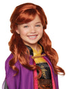 Perruque luxe Anna La Reine des neiges 2 pour fille rousse