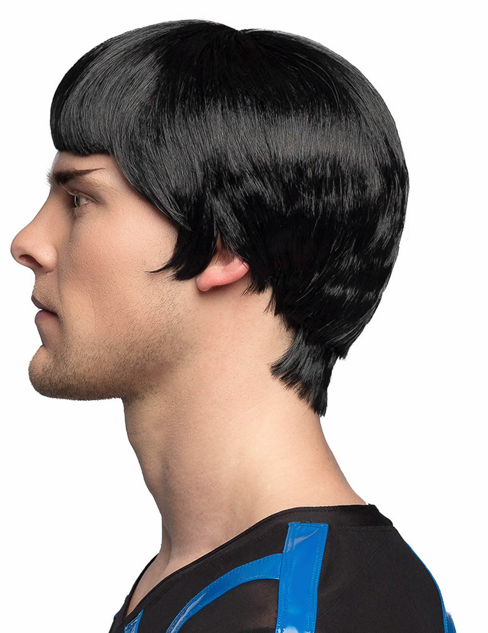 Seitenansicht der Offizier-Wig für Herren